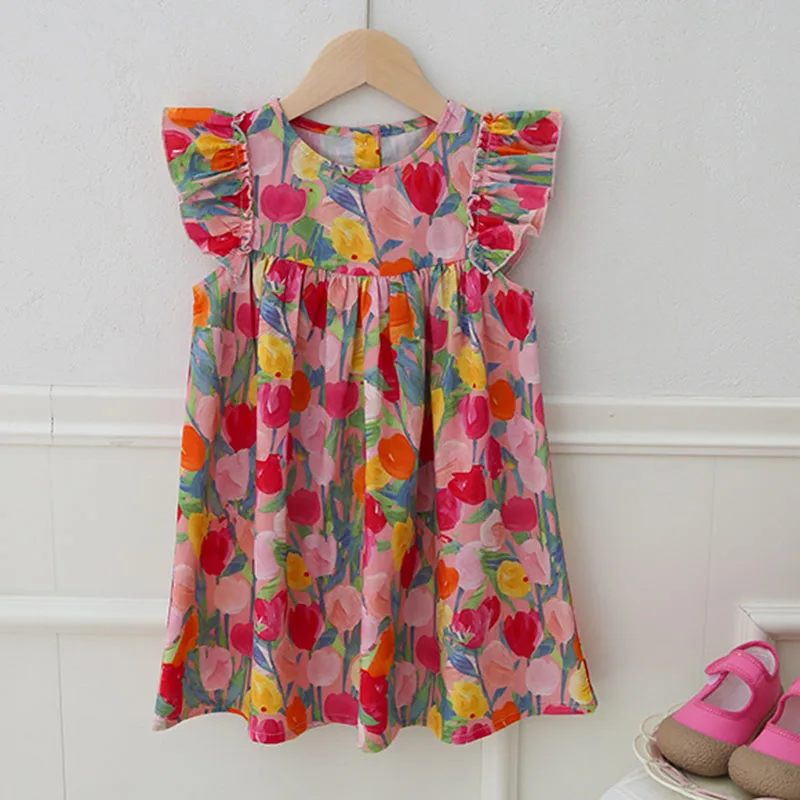 Fly Line - 2025 New Summer Children Clothes 2-7Yrs