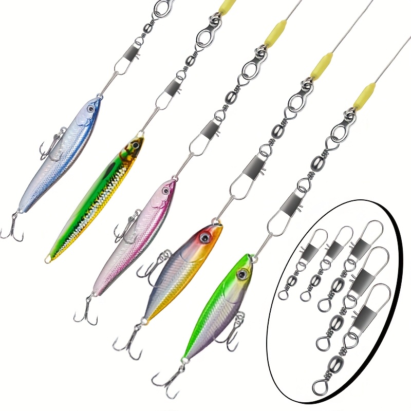 50Pc/box Stainless Steel Swive - Fishing Line Box recension och pris