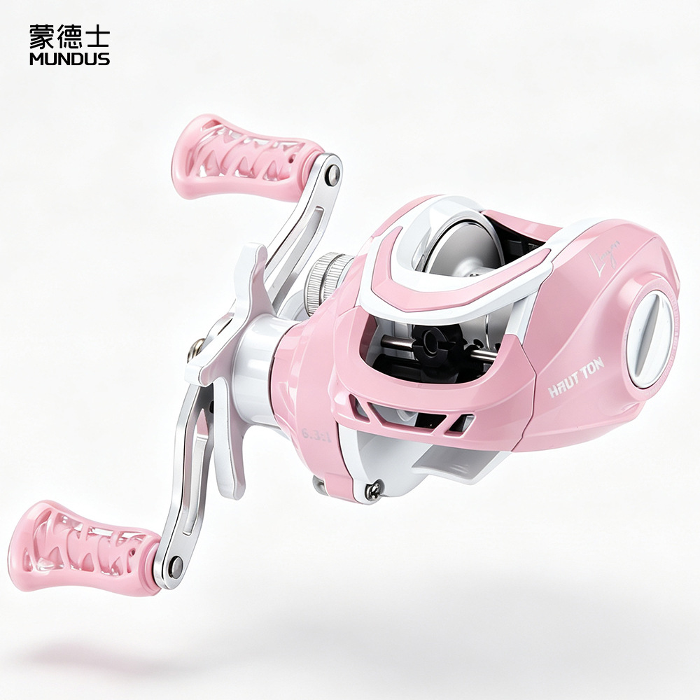 Pink 6.3:1 Gear Ratio 3+1 Ball - Ice Fishing Line recension och pris