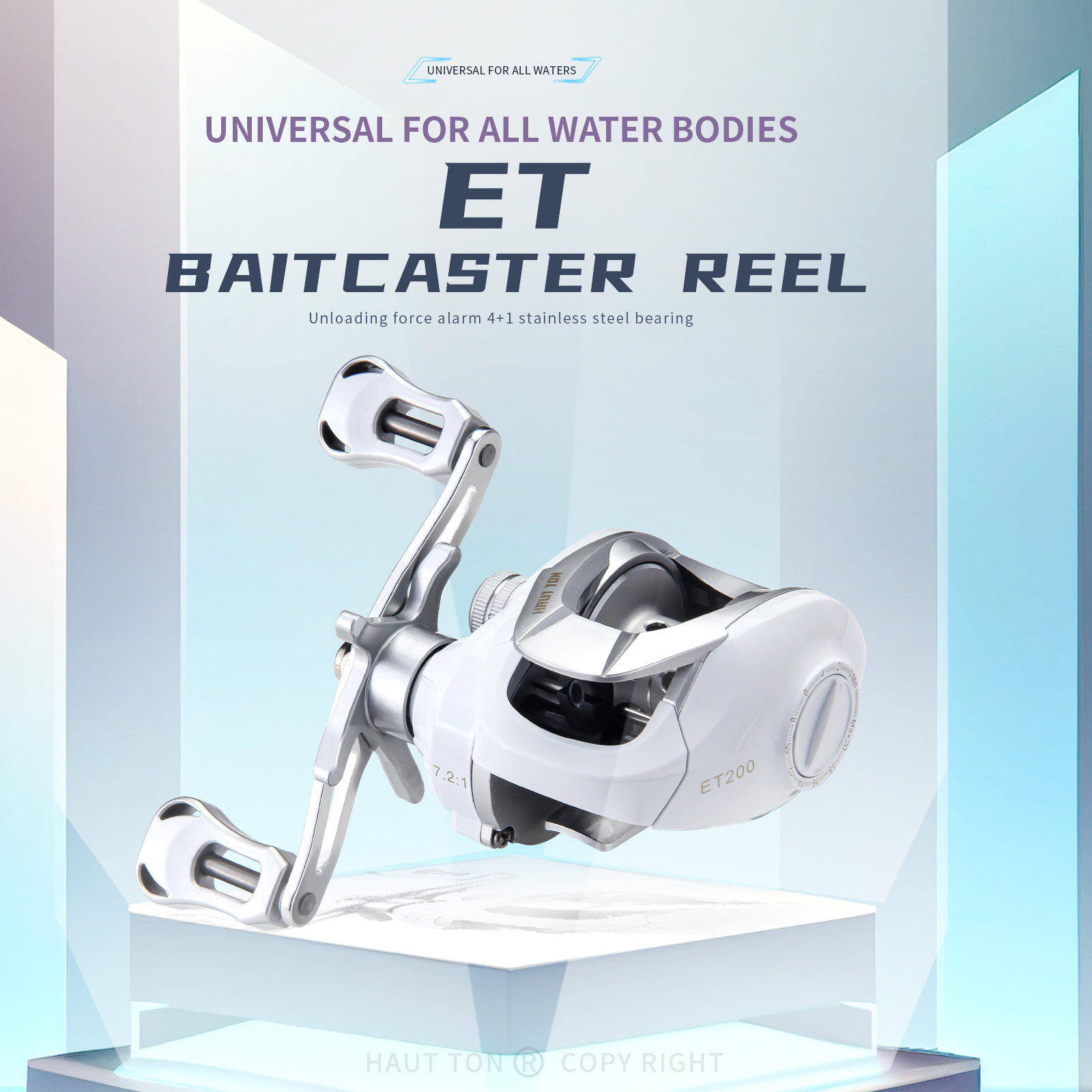 HAUT TON ET Baitcaster Reel 4+ - Kastking Reel Zephyr recension och pris