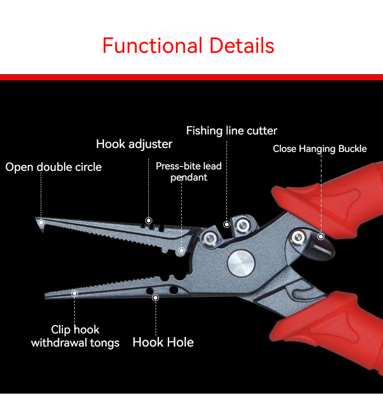 High-Precision Luya Pliers Mul - Monofilament Line recension och pris