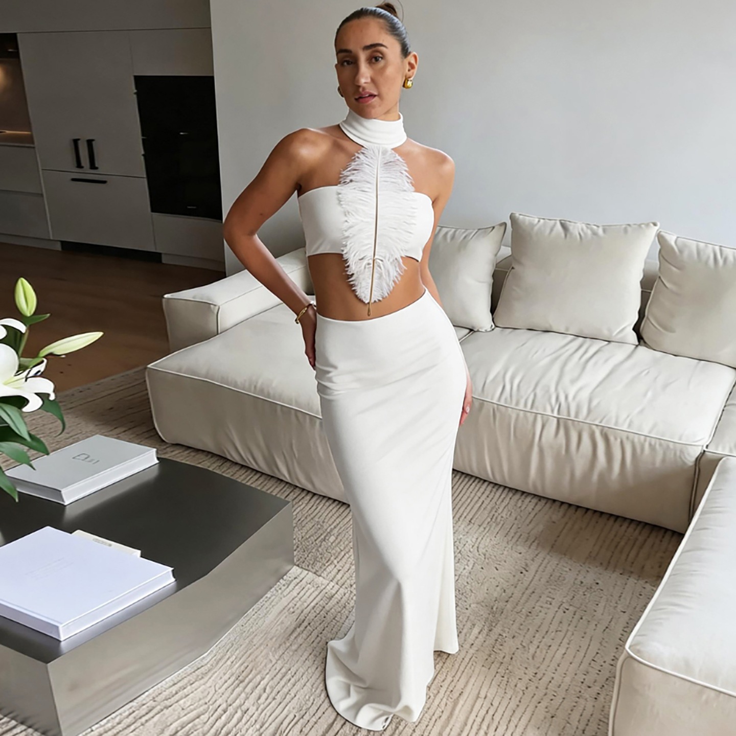 Women White Sexy Slim Waist-ba - Fly Line recension och pris