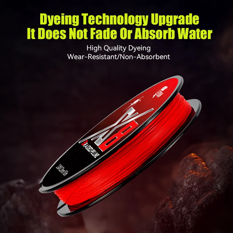 LEYDUN Not-Fading Red Fishing  - Ice Fishing Line recension och pris