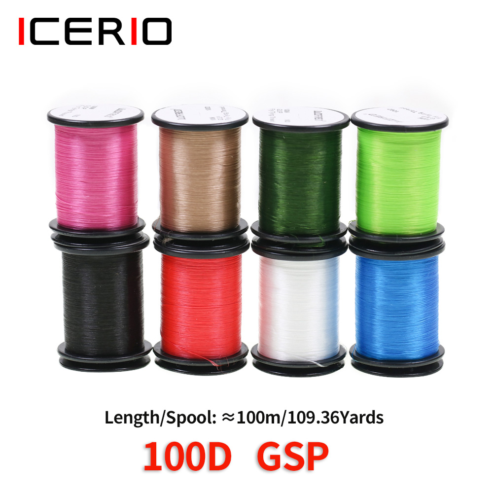 ICERIO 2PCS 100D GSP Fly Tying - Ice Fishing Line recension och pris