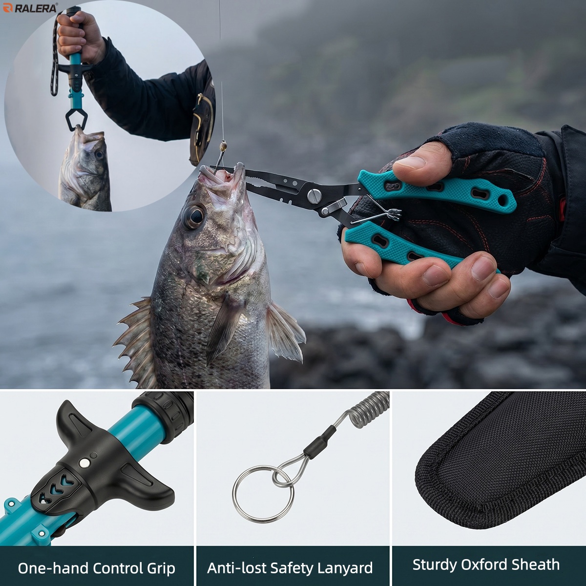 RALERA Saltwater Resistant Fis - Fishing Line Cutter recension och pris